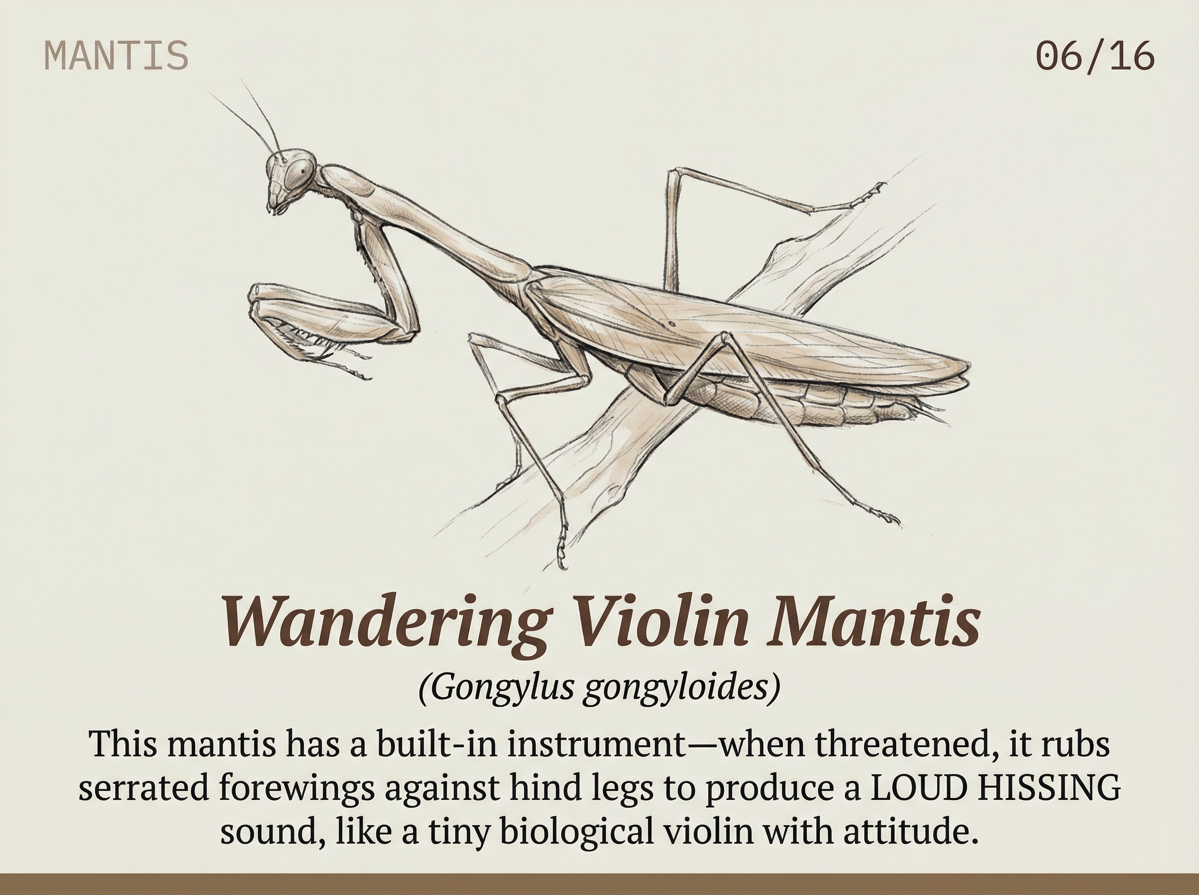 Violin Mantis